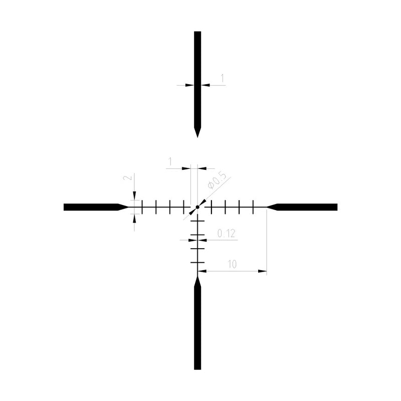 Riton Optics 3P416AS 3 Primal Black Hardcoat Anodized 416x 44mm 30mm Tube DHR Reticle Features Throw Lever-Optics Force