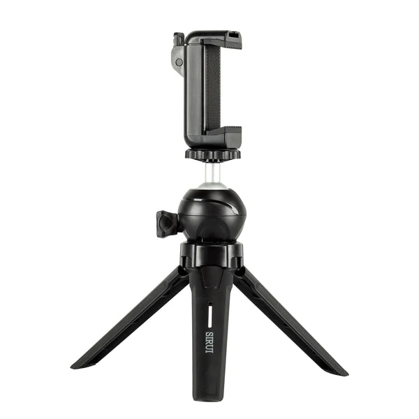 SIRUI 3T-05PH mini tripod with mobile phone clamp and remote control in black-Optics Force