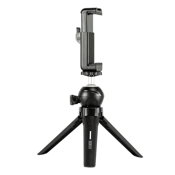 SIRUI 3T-05PH mini tripod with mobile phone clamp and remote control in black-Optics Force