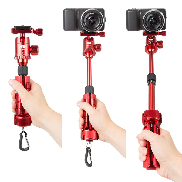 SIRUI 3T-35R Mini Allrounder - table/video hand tripod red with ball head - 3T-Series-Optics Force