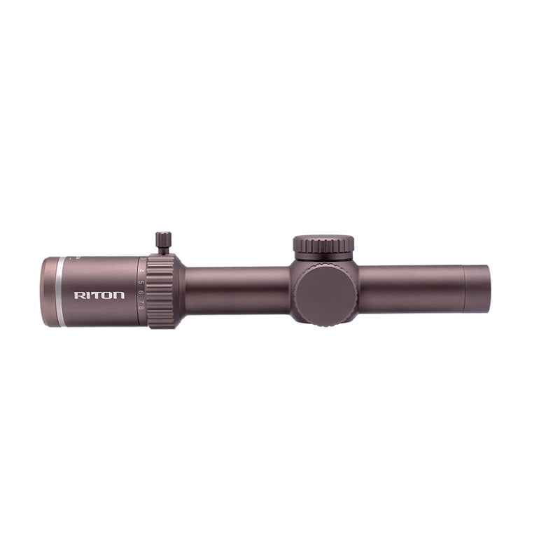 Riton Optics 3T18ASIB 3 Tactix Flat Dark Earth 18x24mm 30mm Tube Illuminated OT Reticle-Optics Force