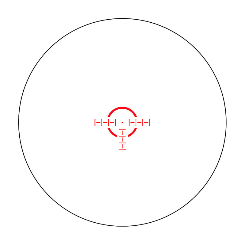 Riton Optics 3T18ASIBLK2 3 Tactix Black 18x24mm 30mm Tube Illuminated OT Reticle-Optics Force