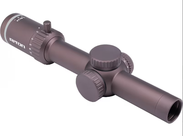 Riton Optics 3T18ASIFDE2 3 Tactix Flat Dark Earth 18x24mm 30mm Tube Illuminated OT Reticle-Optics Force