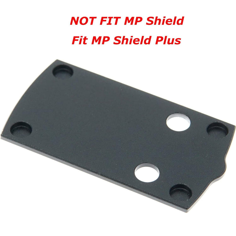 DPP Titanium Optic Adapter/Mount Plate Compatible with MP Shield Plus Holosun 407K/507K