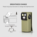 Olight Oclip Ultra Clip-On EDC Light with Flood, Spot, and UV Modes, Olive Green