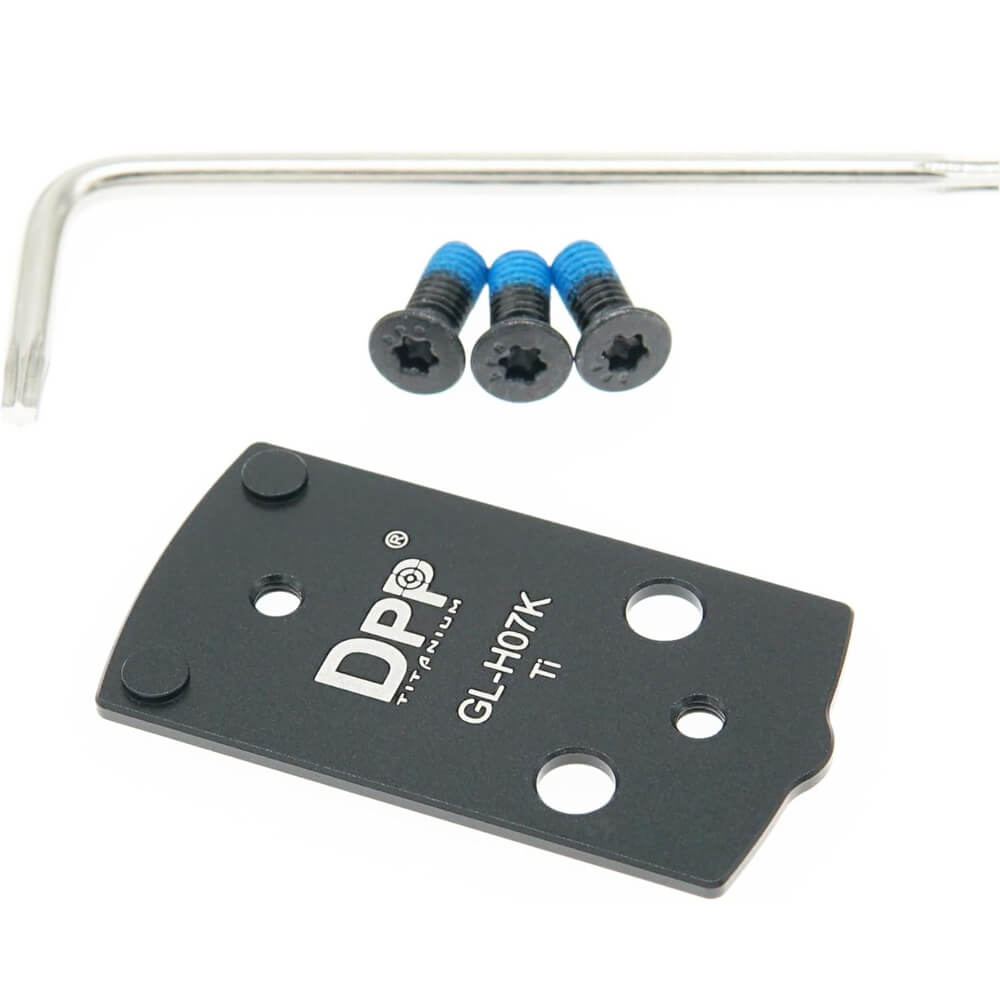 DPP Titanium Adapter Plate for Glock 43X/48 MOS Hellcat OSP Holosun 40