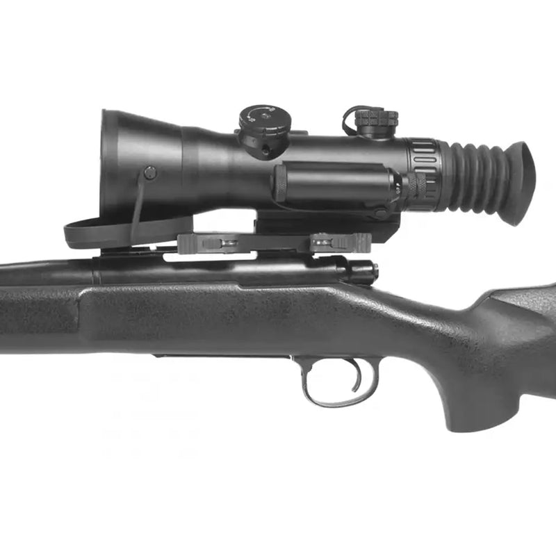 AGM Wolverine-4 – Night Vision Rifle Scope 4x with Gen 2+ Level 1, Long-Range Infrared Illuminator