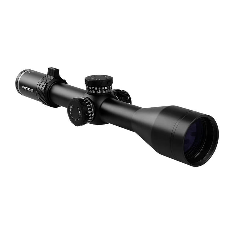 Riton Optics 5C428LFI23 5 Conquer Black 428x56mm 34mm Tube Illuminated TPSR Reticle-Optics Force