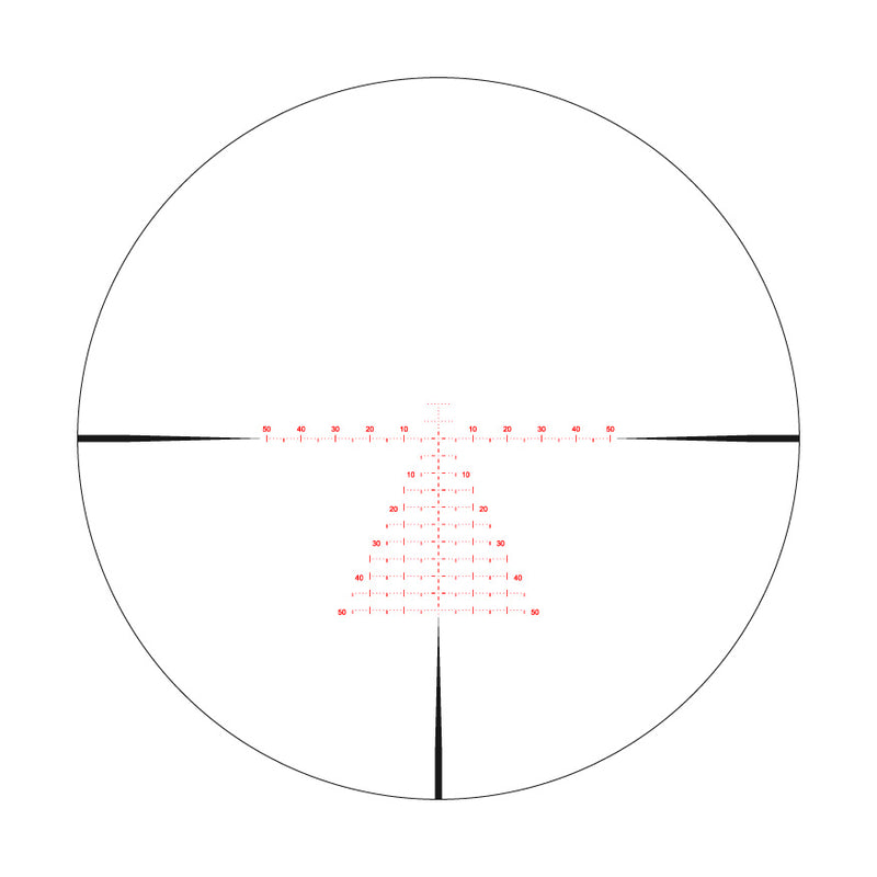 Riton Optics 5C428LFI23 5 Conquer Black 428x56mm 34mm Tube Illuminated TPSR Reticle-Optics Force