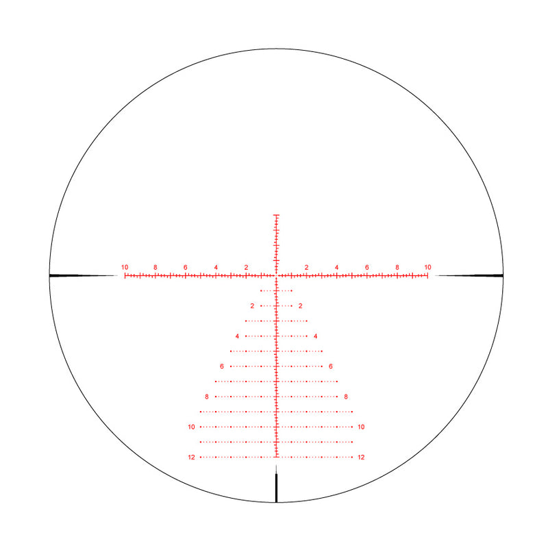 Riton Optics 5C428LFI 5 Conquer Black Hardcoat Anodized 428x 56mm 34mm Tube Illuminated Red TPSR Reticle Features Throw Lever-Optics Force