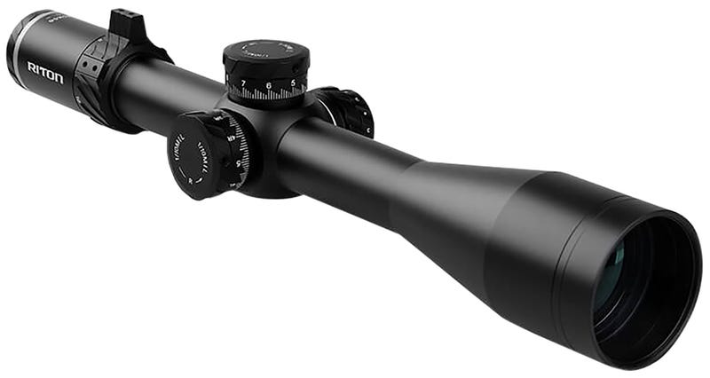 Riton Optics 5C525LFI23 5 Conquer Black 525x56mm MRAD 34mm Tube Illuminated PSR Reticle-Optics Force