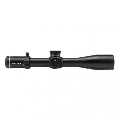 Riton Optics 5C525LFI 5 Conquer Black Anodized 525x50mm MRAD 34mm Tube Illuminated PSR Reticle-Optics Force