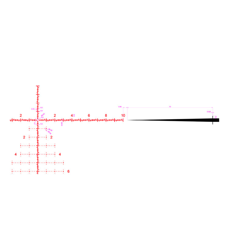 Riton Optics 5C525LFI 5 Conquer Black Anodized 525x50mm MRAD 34mm Tube Illuminated PSR Reticle-Optics Force