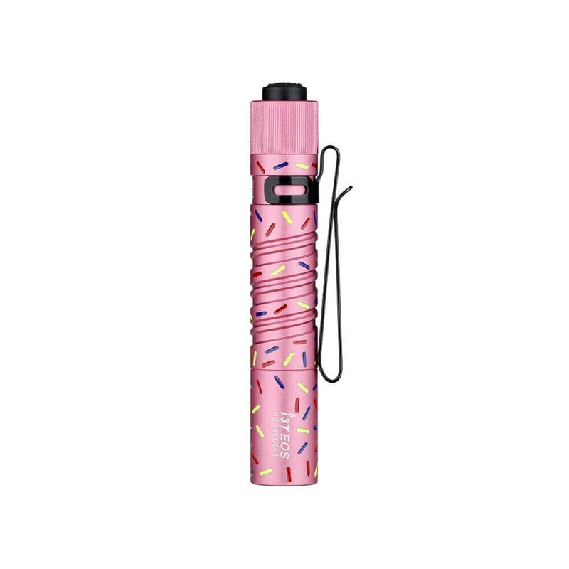 olight donut flashlight Watch i3t Dessert Warrior with Sprinkles on Amazon Live Light modes Olight I3T Donut EOS EDC
