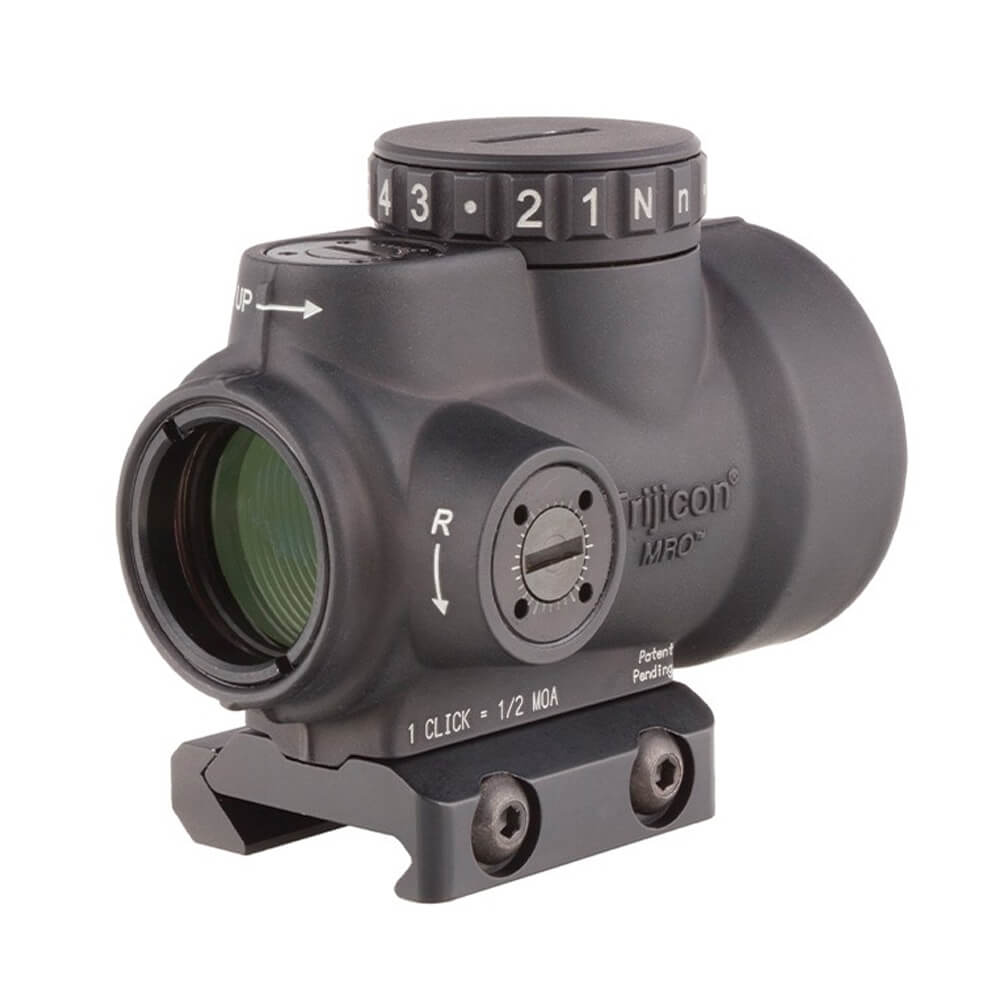 Trijicon MRO セット実 Trijicon 1x25 MRO HD Combo Set; 68 MOA Reticle w/ 2.0 MOA