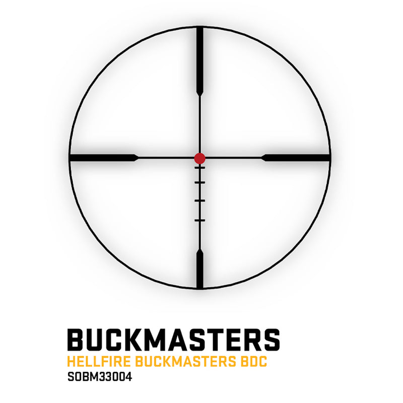 Sig Sauer BUCKMASTERS 3-9x40mm, Hellfire Illuminated Buckmasters BDC,