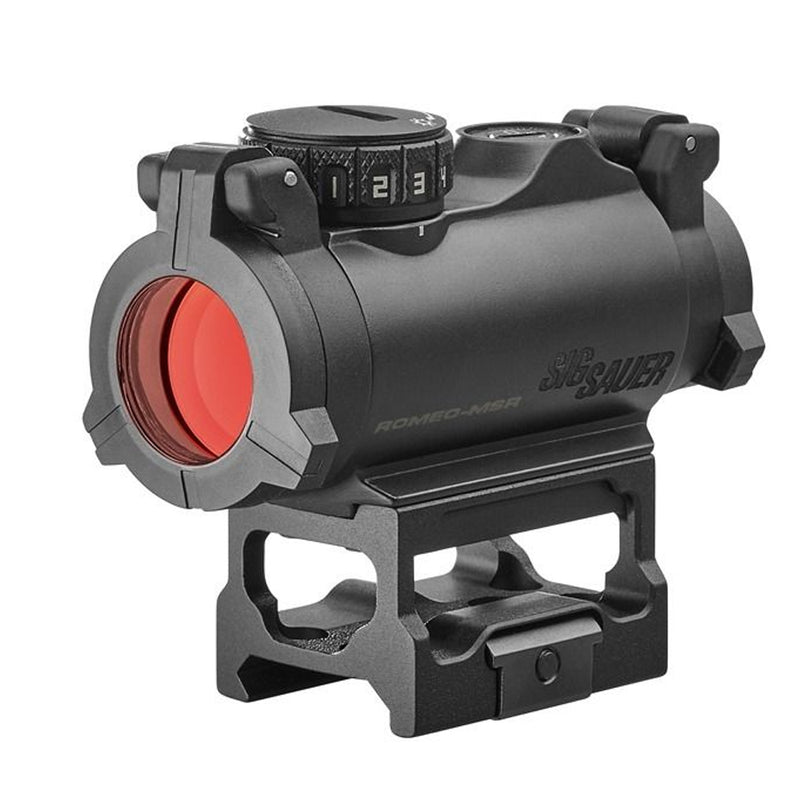Sig Sauer Romeo MSR Compact Red Dot Sight, 1x20mm, 2 MOA Red Dot, M1913 Rail Interface-Optics Force