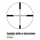 Sig Sauer TANGO-SPR 4-16x44mm, MOA Reticle 30mm Main Tube, Second Focal Plane, Side Focus Riflescope