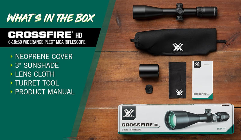 Vortex Optics Crossfire HD 6-18x50 Riflescope