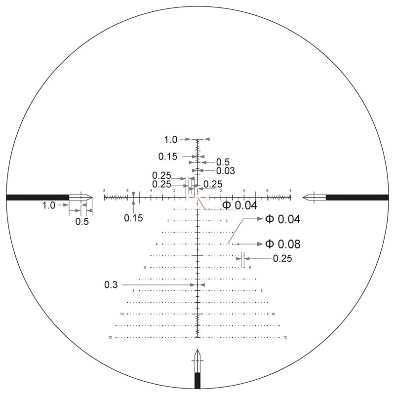 Arken Optics SH-4J 6-24X50 FFP MOA VHR 34mm Tube