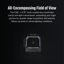 Osight C Open Green Dot Sight with 3 MOA Dot & 32 MOA Circle Multi-Reticle System and Side-Loading Battery