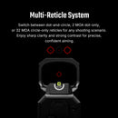 Osight SE DPP Footprint Enclosed Emitter Red Dot Sight with Multi-Reticle System