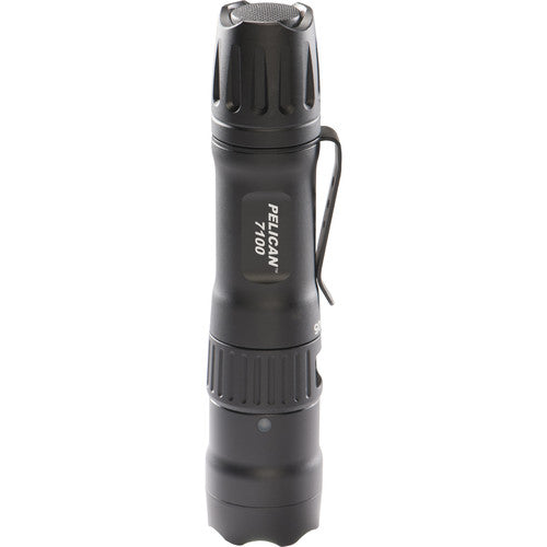 PELICAN 7100 Rechargeable Tactical Flashlight (Black)-Optics Force