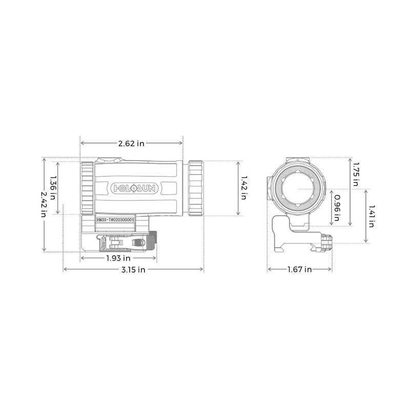 Holosun HM3XT 3x Magnifier