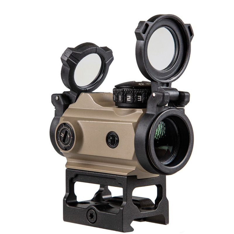 Sig Sauer Romeo MSR Compact Red Dot Sight, 1x20mm, 2 MOA Red Dot, M1913 Rail Interface-Optics Force