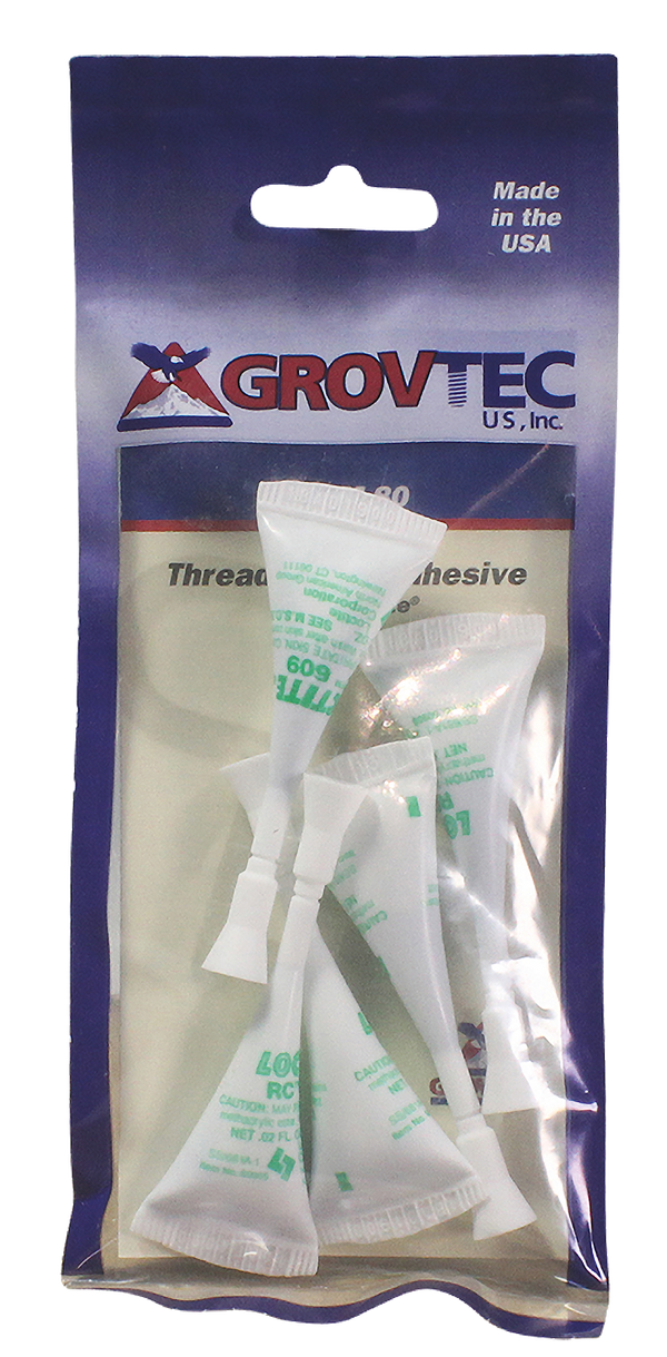 GrovTec Threadlocker Loctite Tubes White 0.5 ml