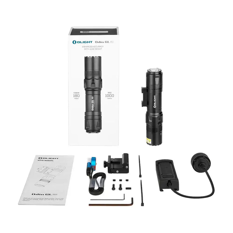 Olight Odin GL Mini Tactical Flashlight w/ Green Laser