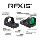Viridian RFX15™ Green Dot Reflex Sight