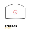 Sig Sauer ROMEO-RS Hybrid Steel/Polymer Open Reflex Sight, 1X24mm, COMPACT Footprint - Clear