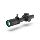 Swampfox Tomahawk II 1-4X24 SFP LPVO BFO Bright Fiber Optic Riflescope