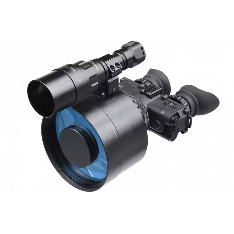 AGM FoxBat-8 3AW1 – Night Vision Bi-Ocular 8x with Gen 3 "Level 1", P45-White Phosphor IIT. Included: NVB, Long-Range Infrared Illuminator, Tripod, and Hard Case