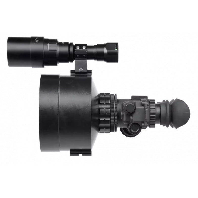 AGM FoxBat-8 3AW1 – Night Vision Bi-Ocular 8x with Gen 3 "Level 1", P45-White Phosphor IIT. Included: NVB, Long-Range Infrared Illuminator, Tripod, and Hard Case