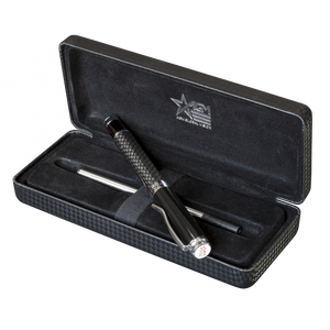 AGM Pen – "AGM" Ball Pen in Gift Box, Carbon-fiber Material, Color Grey, German ink-Optics Force