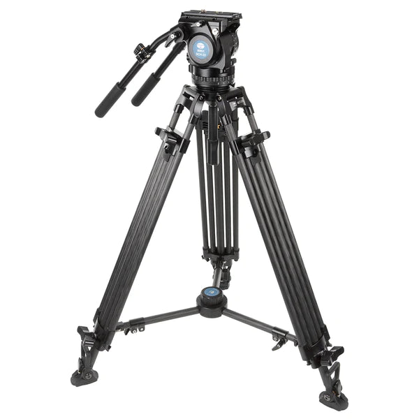 SIRUI BCT-2203 Broadcast - Video Tripod Carbon Fiber - 75mm Half Bowl - BCT-Series-Optics Force