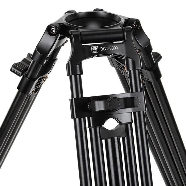 SIRUI BCT-3003 Broadcast - Tripod aluminium black - BCT series-Optics Force