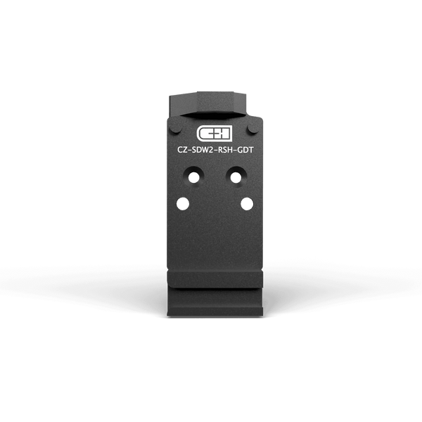 C&H CZ SHADOW 2 OPTICS READY V4 MIL / LEO to Trijicon RMR / SRO / Holosun 407C / 507C / 507Comp / 508T / C&H EDC-XL / COMP w/Dovetail for GLOCK Compatible Sights