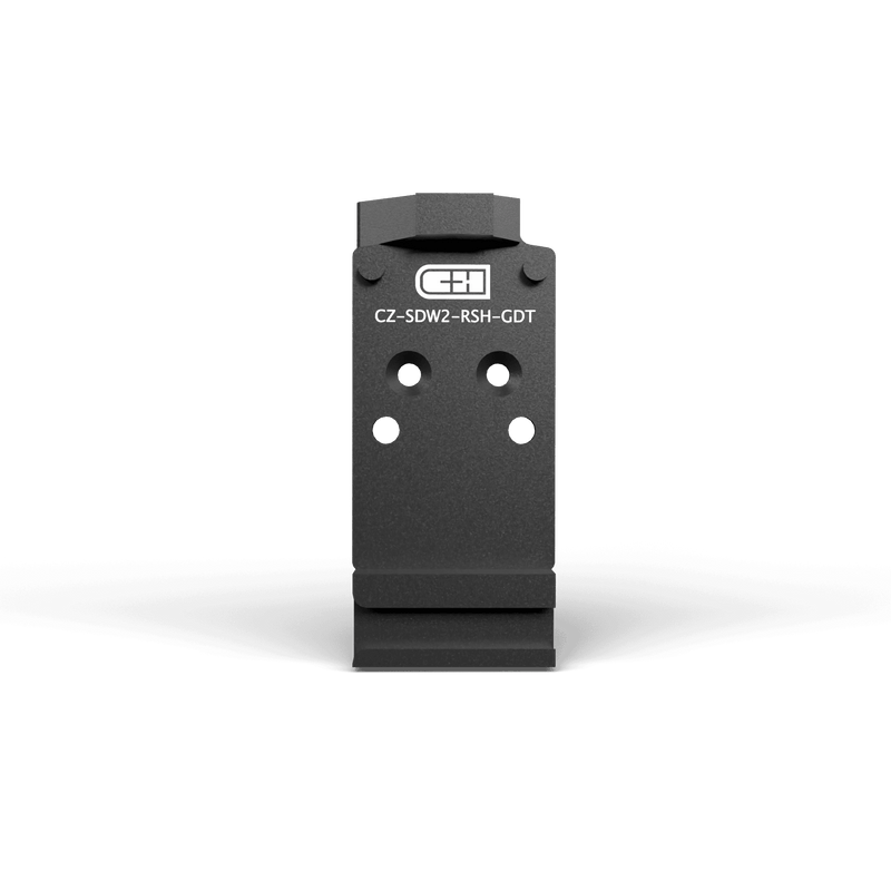 C&H CZ SHADOW 2 OPTICS READY V4 MIL / LEO to Trijicon RMR / SRO / Holosun 407C / 507C / 507Comp / 508T / C&H EDC-XL / COMP w/Dovetail for GLOCK Compatible Sights