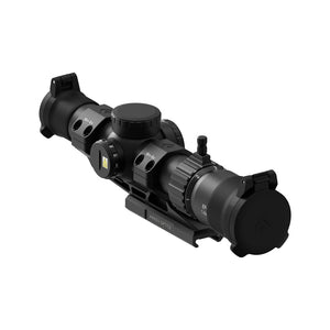 Arken Optics Mounted and Leveled LPVO 1-8x28 FFP, Illuminated Known Length, 34mm Tube