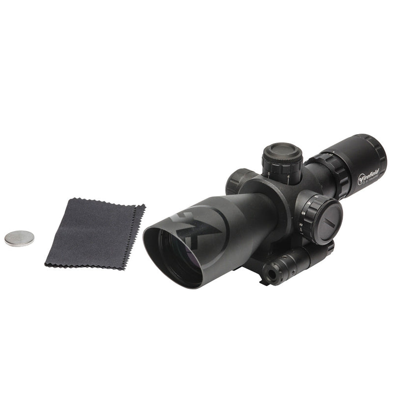 Firefield Barrage 2.5-10x40 Riflescope with Red Laser-Optics Force