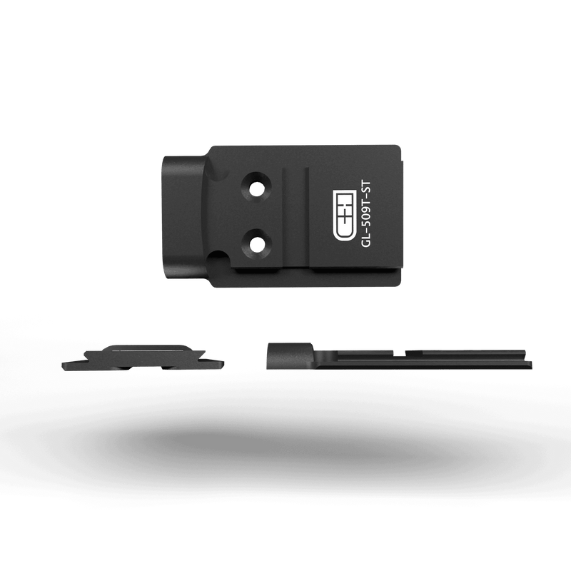 C&H V4 MIL/LEO Adapter Holosun 509T Fits GLOCK MOS **STEEL**