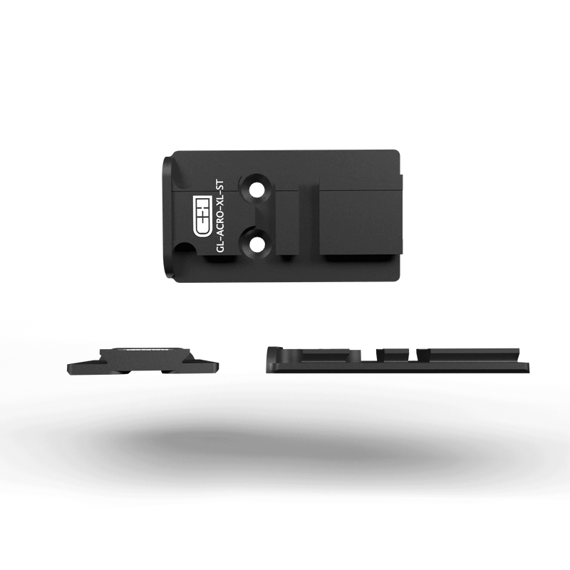 C&H V4 MIL/LEO Adapter Aimpoint ACRO / C&H DUTY / DUTY-XL Fits GLOCK MOS (STEEL)