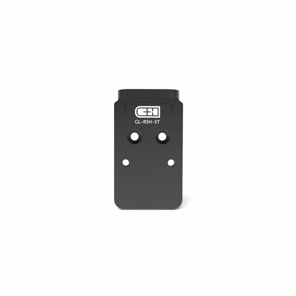 C&H V2 STEEL MIL/LEO Adapter Trijicon RMR / SRO / RCR / Holosun 407C / 507C / 507Comp / 508T / C&H EDC-XL / COMP Fits GLOCK MOS