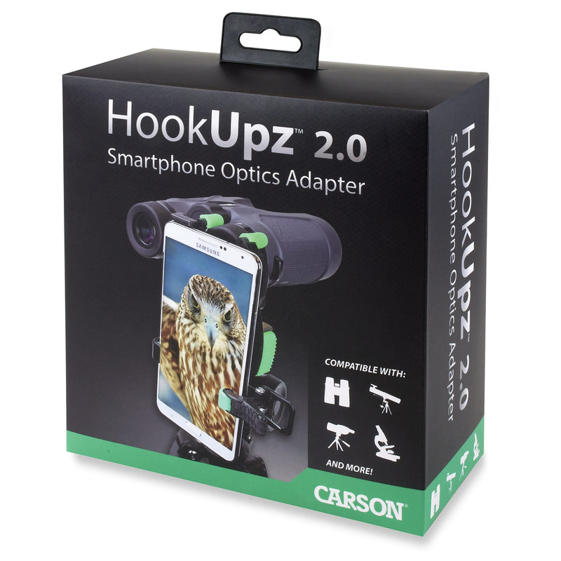 Carson HookUpz™ 2.0 Universal Smartphone Optics Digiscoping Adapter-Optics Force