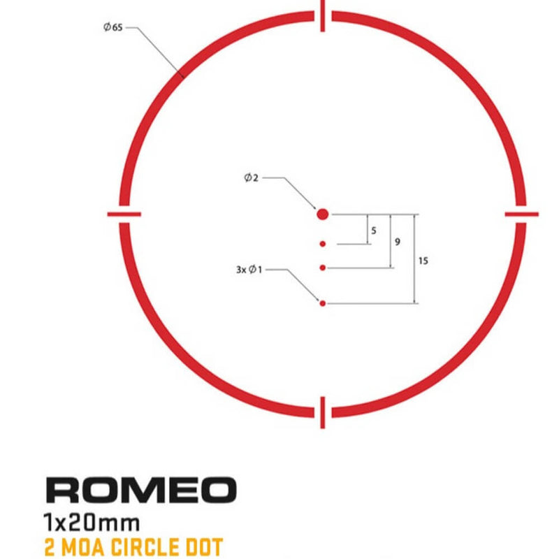 Sig Sauer Romeo4h and Juliet4 Combo Red Dot