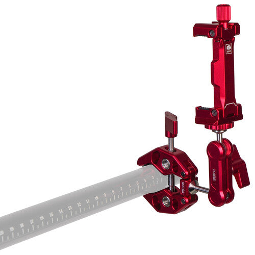 SIRUI MA-GR Alien Series Crab Clamp with Magic Arm (Red)-Optics Force