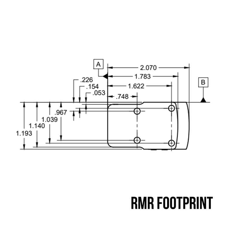 C&H Comp Optic - 3 MOA Dot Reticle
